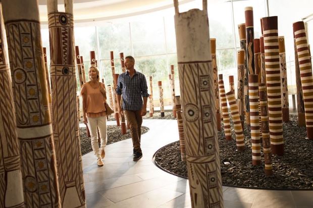 The Aboriginal Memorial at the National Gallery of Australia, Canberra - Photo: Adrian Brown