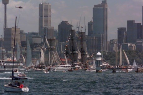 Every year the Sydney to Hobart Yacht Race sees boats of all kinds on Sydney Harbour