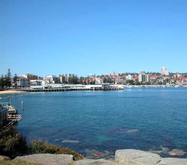 View from Federation Point. The Manly Scenic Walk begins just to the left of the Photo