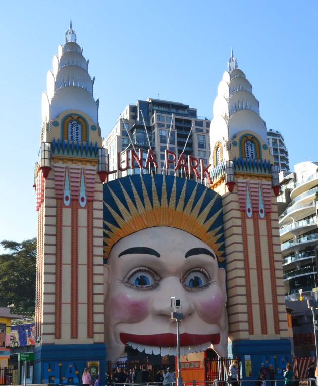 Luna Park’s Smiling and slightly Mad Face.