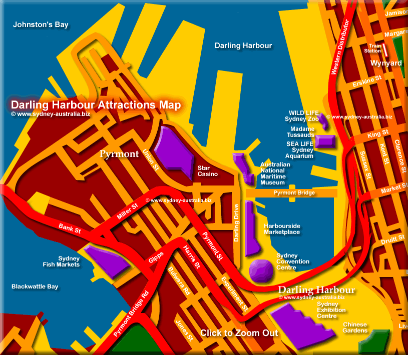 Sydney Darling Harbour - Click to Zoom Out