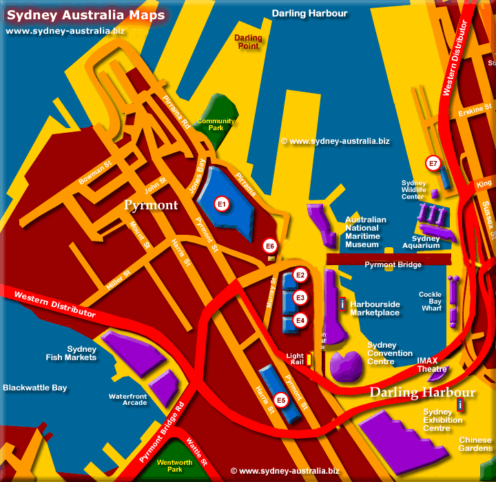 Darling Harbour Hotels Sydney - Click to Zoom Out