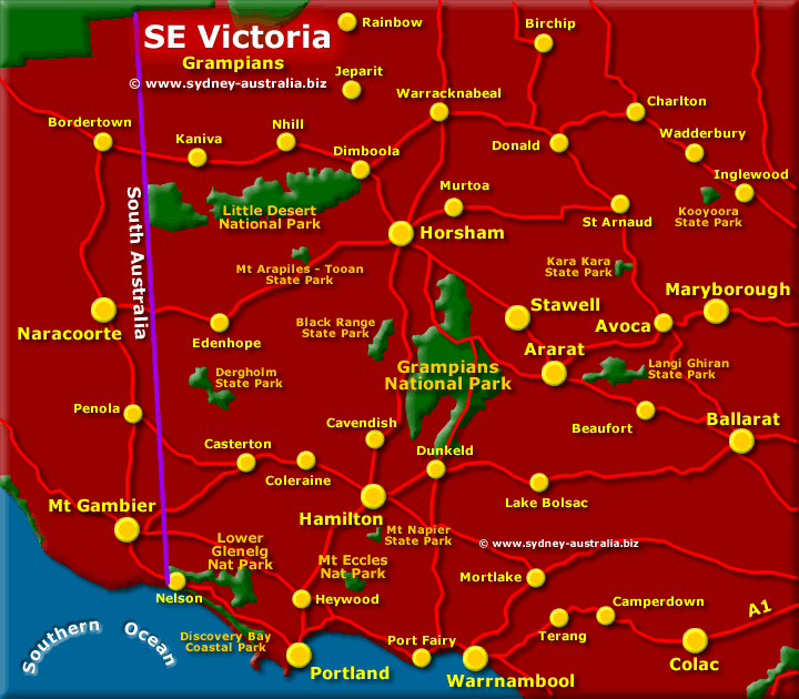 Grampians Region in Victoria Australia - Click to see More Info