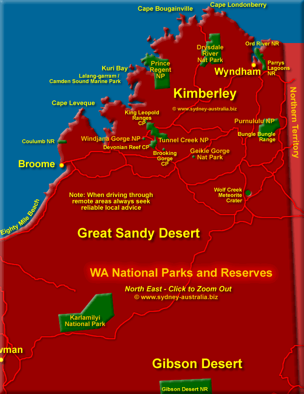 North East Parks and Reserves. Click to Zoom Out