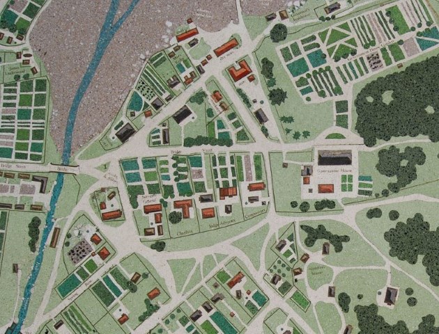 Early Map Showing Location of Government House, now MOS