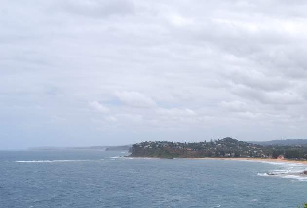 View of Avalon Beach NSW and the Coastline