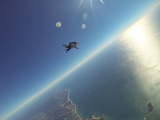 Sky Diving on the Coffs Coast, NSW