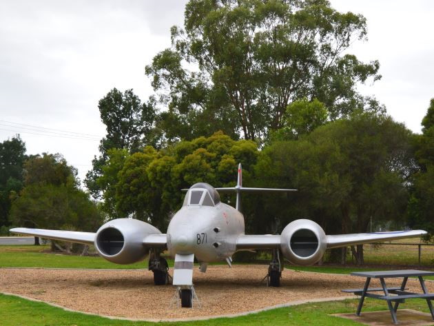 Planes at the RAAF Wagga Heritage Centre