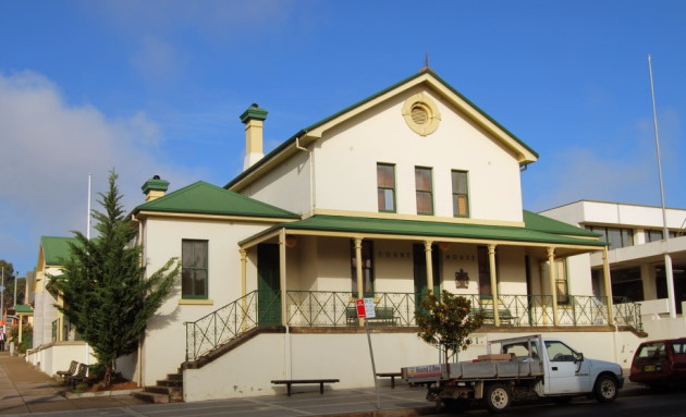 The Old Courthouse (1881) in the town of Bega, NSW.