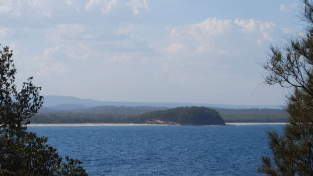 Bannisters Point, Mollymook - View of Narrawallee Beach.