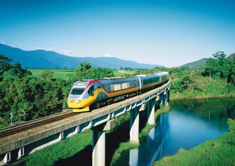 Tilt Train - Exploring Queensland from Brisbane to the Far North by Rail. © Queensland Rail