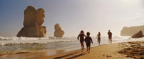 Beach by the Spires of the Twelve Apostles