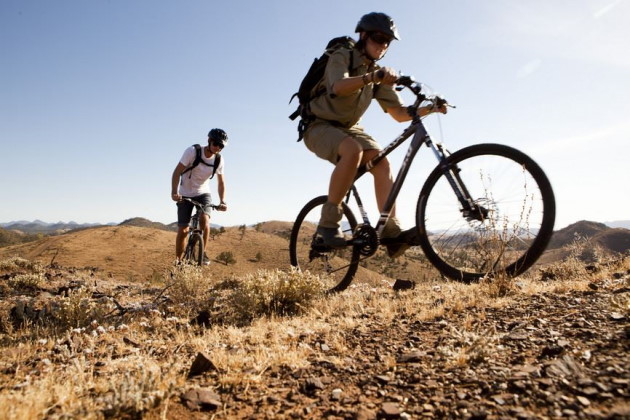 South Australia: Cycling in the Flinders Ranges  Credit: Wild Bush Luxury, Photographer: Randy Larcombe 