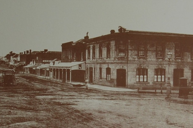 Bridge Road, Melbourne Australia in 1876