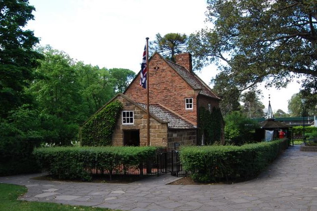 Shipped brick by brick from England, Captain Cook’s Cottage