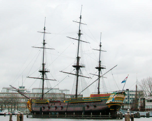 Fully Restored VOC Ship - Amsterdam - Dirk Hartog